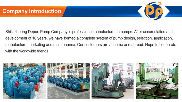 Horizontal High Pressure High Chrome Wet End Centrifugal slurry pump apply to Mining Mud Slurry Drainge Water Pump