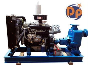 Self Priming Pump With Diesel Engine